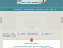 Tablet Screenshot of dorn-breuss-seminare.de